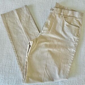 Greg Norman Khaki Pants Golf Pants Cotton Spandex 36x32